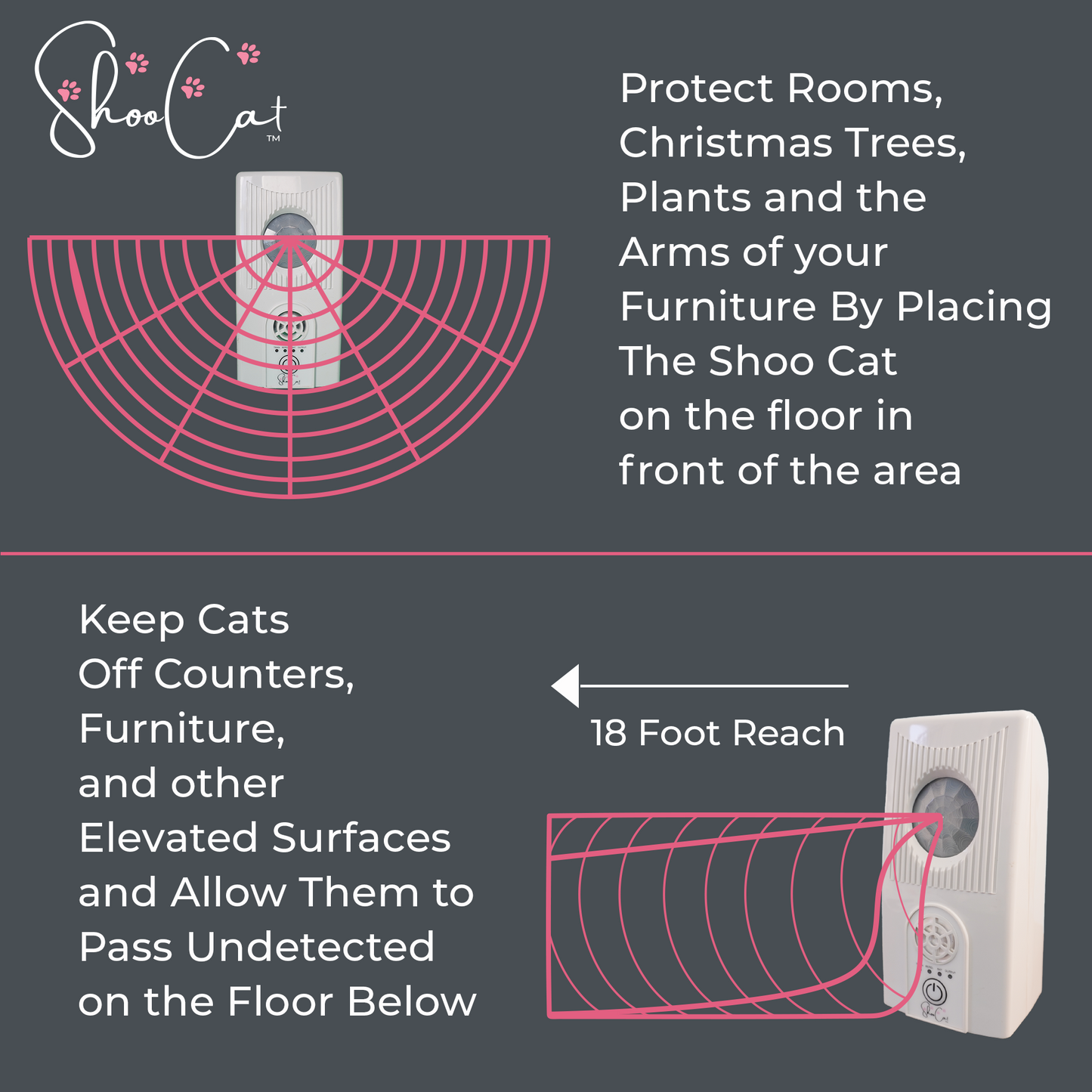 Shoo Cat Ultrasonic Cat Trainer